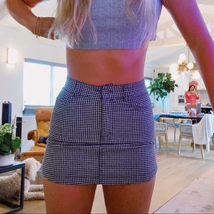 plaid mini skirt from brandy melville